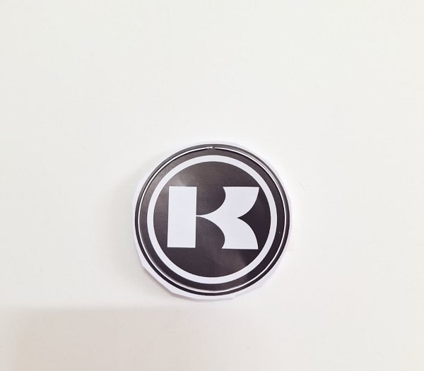 برچسب موتور سیکلت حرف K مخفف KAWASAKI بزرگ