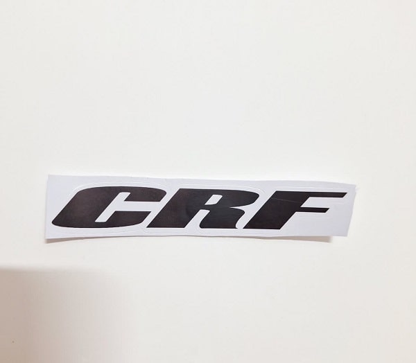برچسب نوشته موتور سیکلت CRF سی ار اف (مشکی)