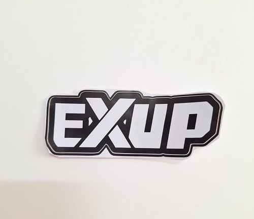 برچسب نوشته موتور سیکلت EXUP مشکی