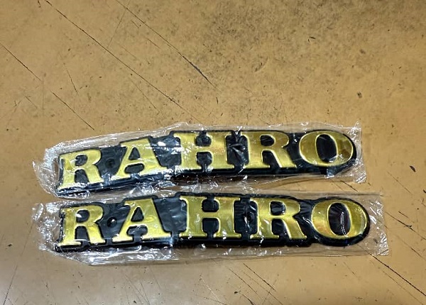 آرم بغل باک موتور سیکلت رهرو RAHRO