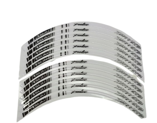 تصویر پد دور رینگ ژله ای انواع موتور سیکلت باجاج سفید 